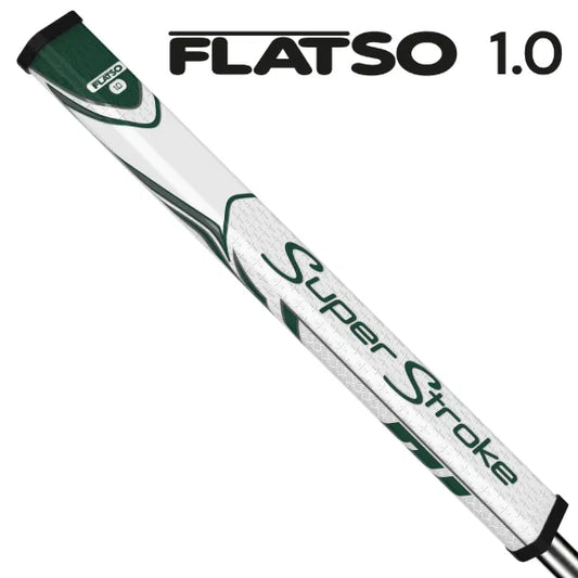 SuperStroke ZENERGY Flatso 1.0 Golf Putter Grip White/Green