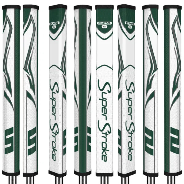 SuperStroke ZENERGY Flatso 1.0 Golf Putter Grip White/Green