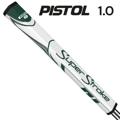 SuperStroke ZENERGY Pistol 1.0 Golf Putter Grip White/Green
