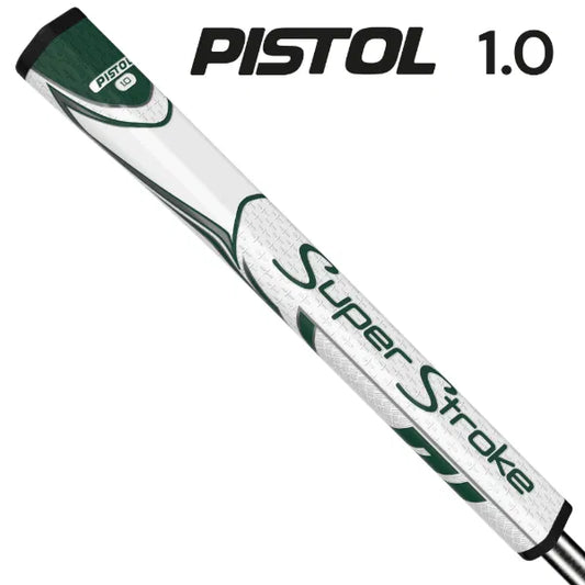 SuperStroke ZENERGY Pistol 1.0 Golf Putter Grip White/Green