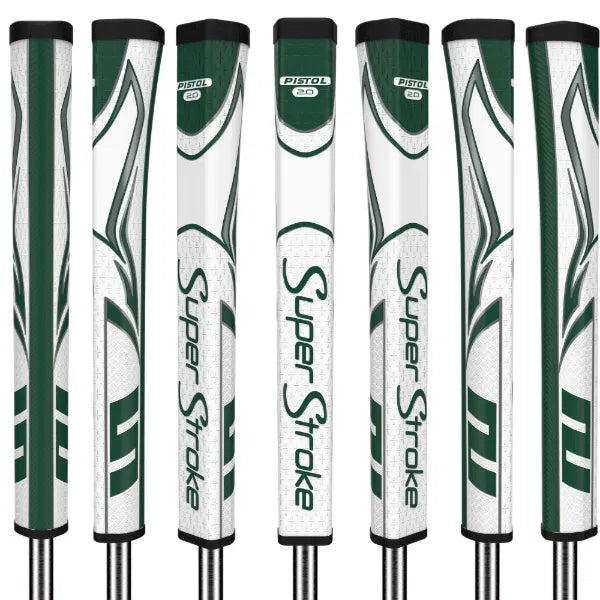 SuperStroke ZENERGY Pistol 2.0 Golf Putter Grip White/Green