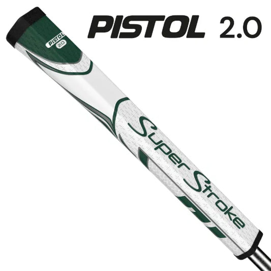 SuperStroke ZENERGY Pistol 2.0 Golf Putter Grip White/Green