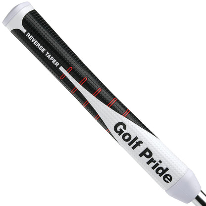 Golf Pride Reverse Taper Pistol Putter Grip (Black/White/Red)
