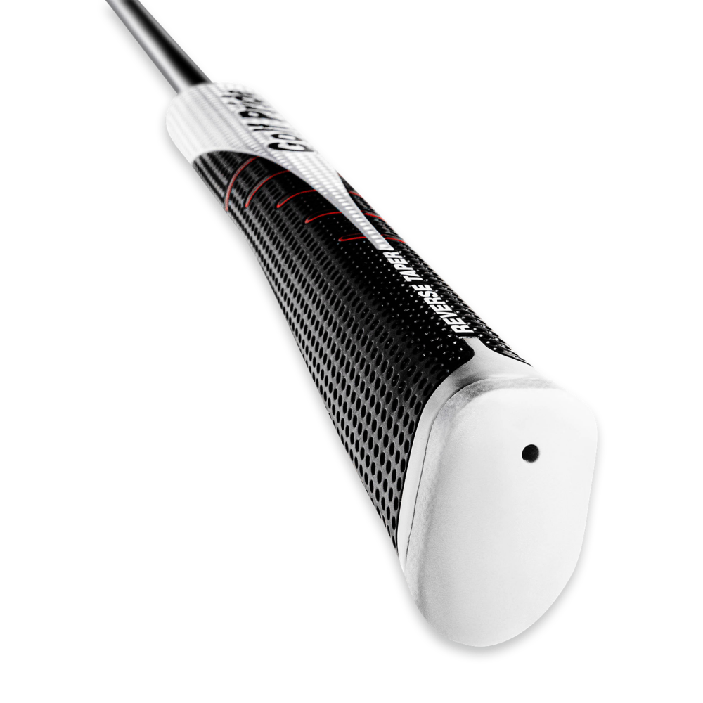 Golf Pride Reverse Taper Pistol Putter Grip (Black/White/Red)