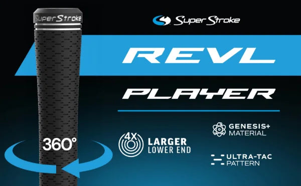 SuperStroke REVL Players 360 4X Standard 60 Round (Black)