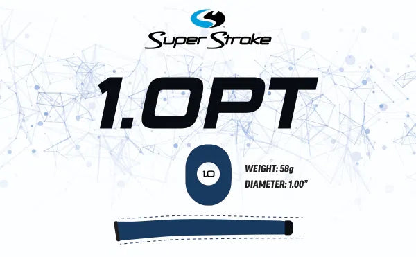 SuperStroke ZENERGY 1.0 PT Golf Putter Grip Black/White