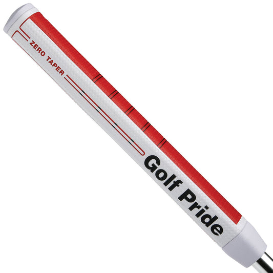 Golf Pride Zero Taper Medium Putter Grip (Red/White)
