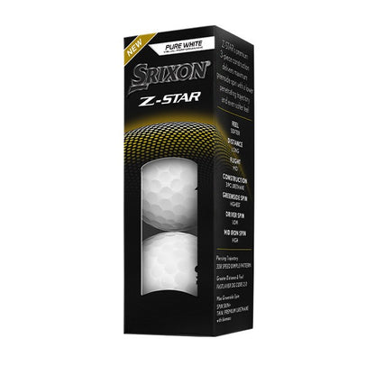 Srixon Z-Star White Golf Balls (12)
