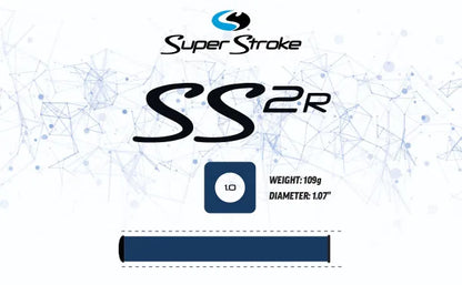 SuperStroke ZENERGY SS2R Squared Golf Putter Grip White/Black