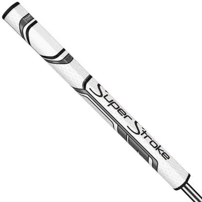 SuperStroke ZENERGY TLT OFF-AXIS Pistol 2.0 XL Putter Grip White/Silver (RH)