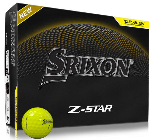 Srixon Z-Star Tour Yellow Golf Balls (12)