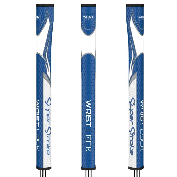 SuperStroke ZENERGY WristLock Golf Putter Grip White/Blue