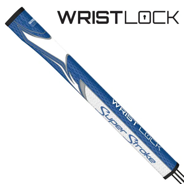SuperStroke ZENERGY WristLock Golf Putter Grip White/Blue