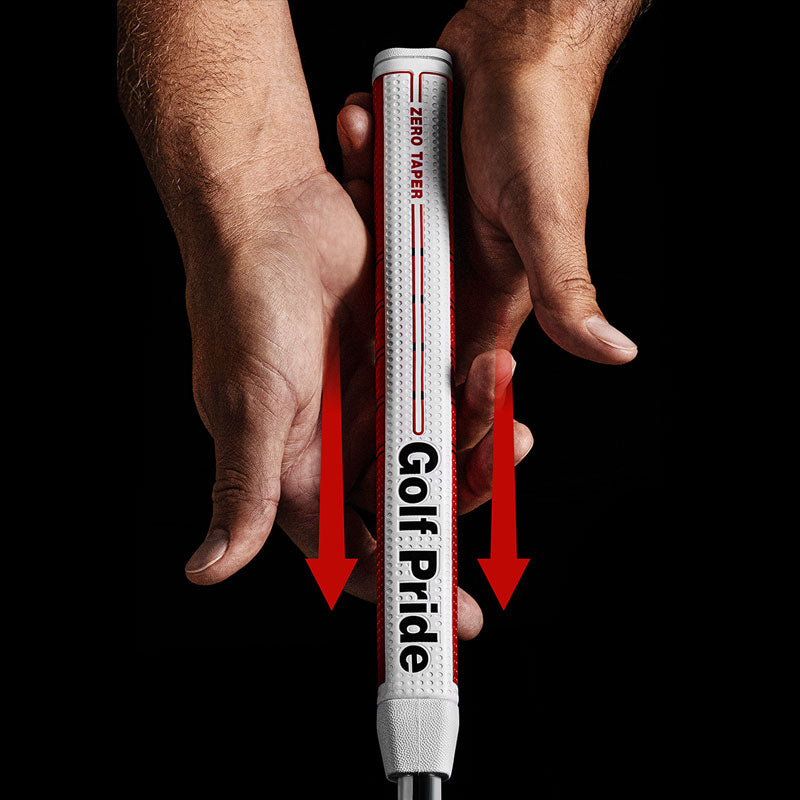 Golf Pride Zero Taper Medium Putter Grip (Black/White/Red)