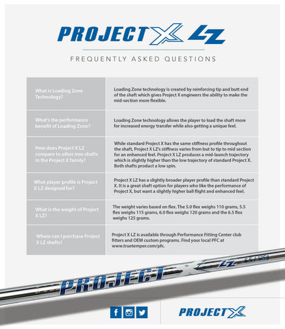 Project X LZ Iron Shaft .355" Taper