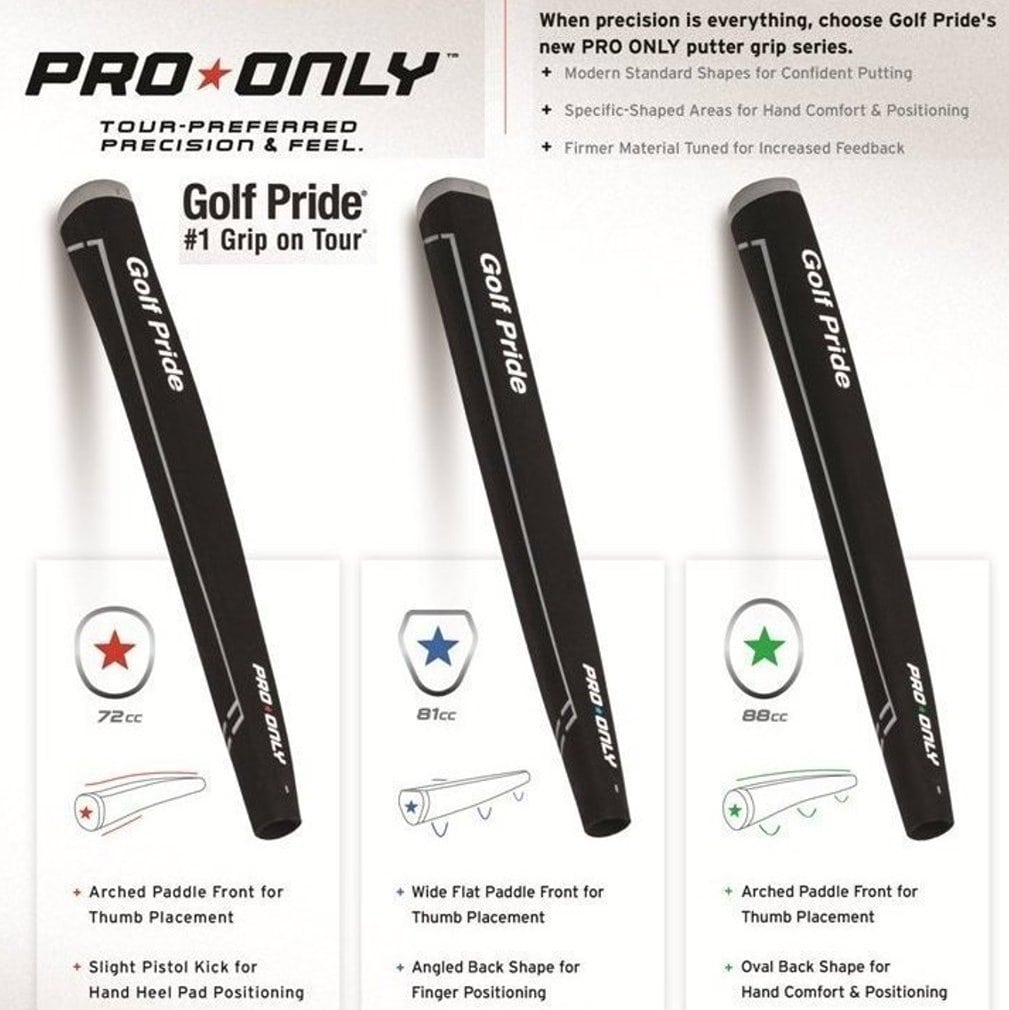 Golf Pride Pro Only Green Star 88cc