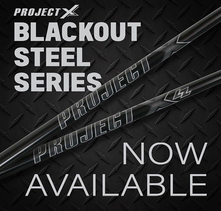 Project X LZ Blackout Steel Iron Set (4-PW) .355" Taper