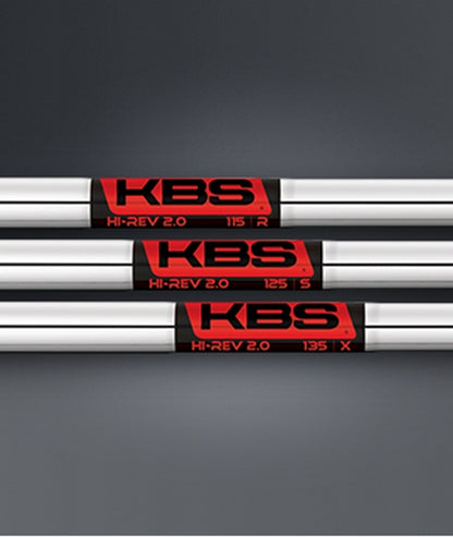 KBS Tour Hi Rev 2.0 Wedge Shaft – Black PVD Finish – 0.355 Tip – Graphite 115-135g