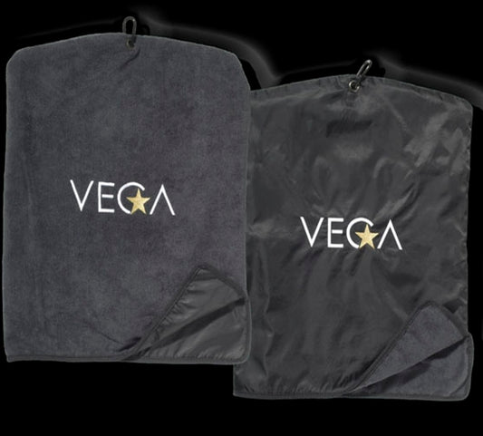 Vega Tour Towel Large-Black
