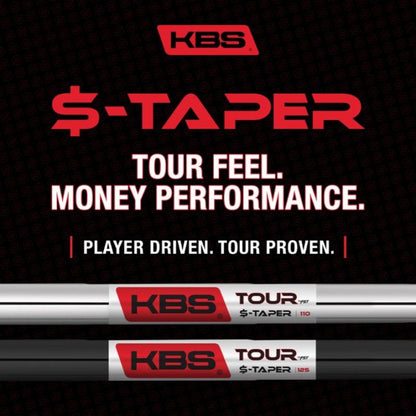 KBS Tour $-Taper (4-PW) CHROME .355" Taper